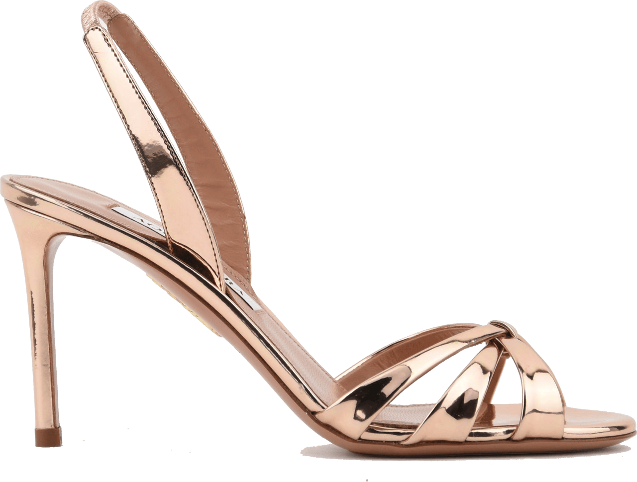 Aquazzura Tati Sandal 85 Rose Divers