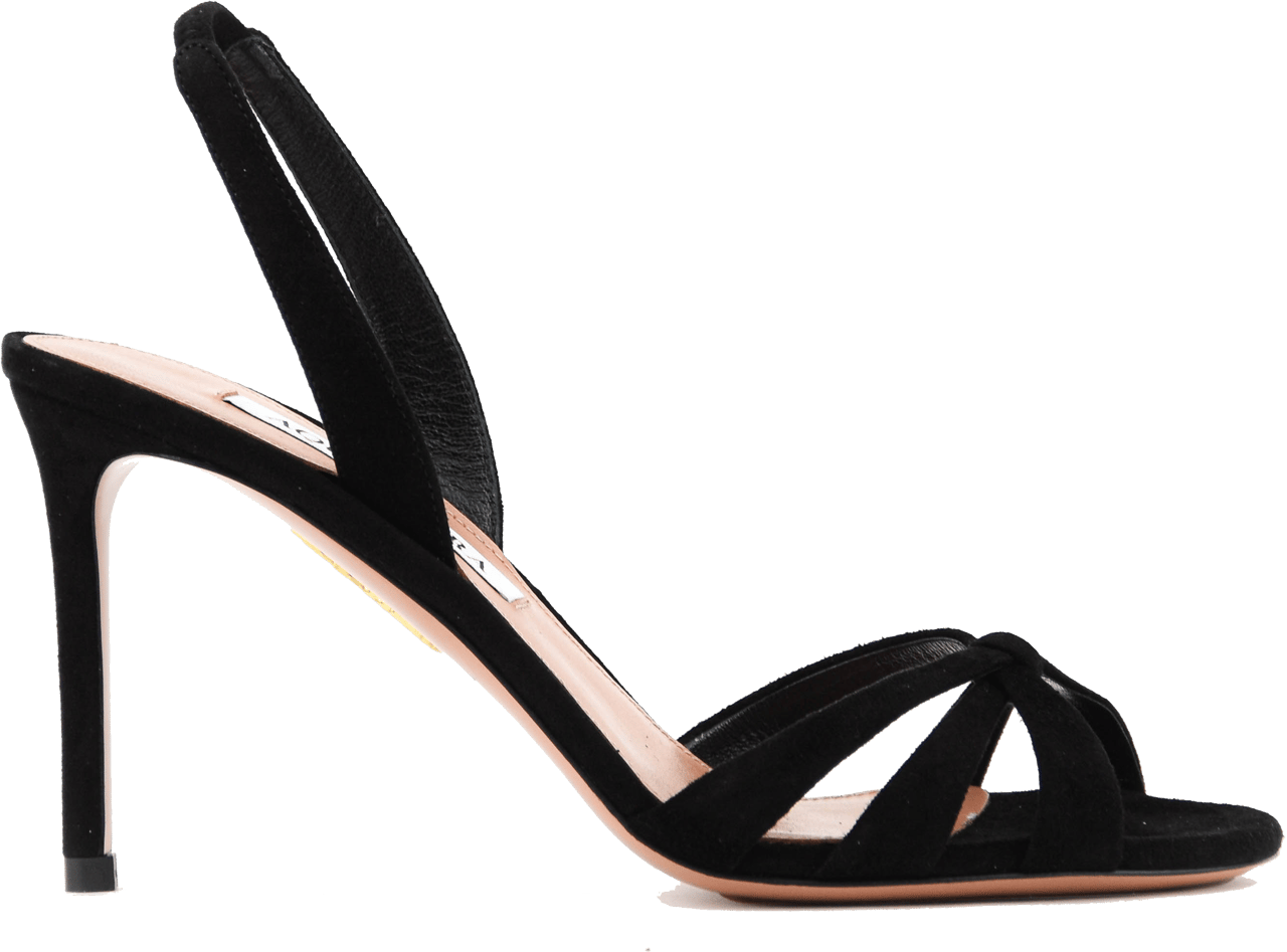 Aquazzura Tati Sandal 85 Black Zwart