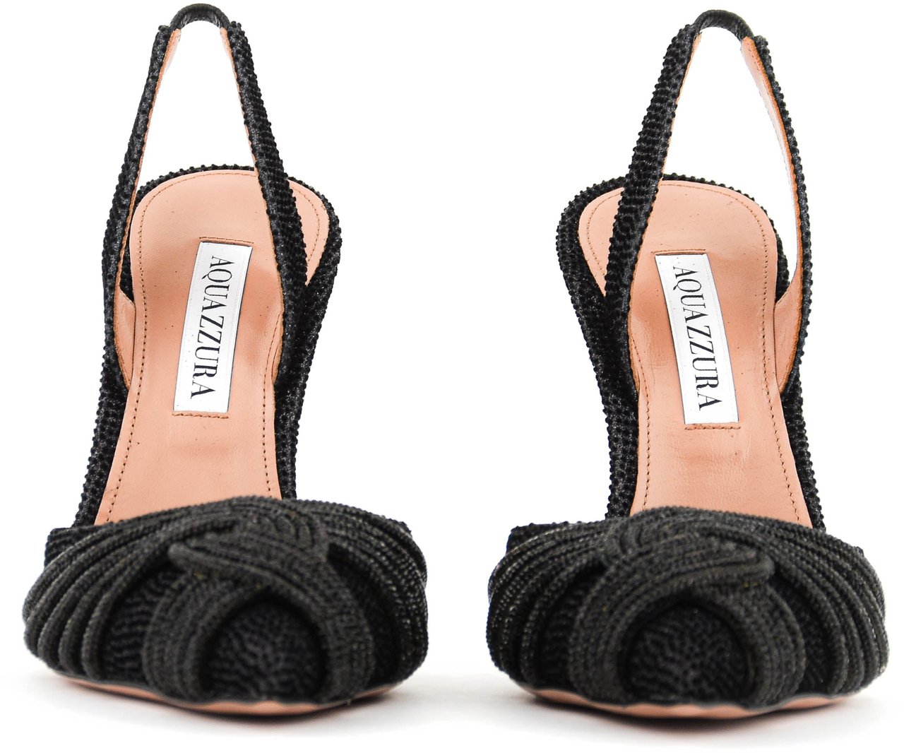 Aquazzura Gatsby Sling 105 Black Zwart