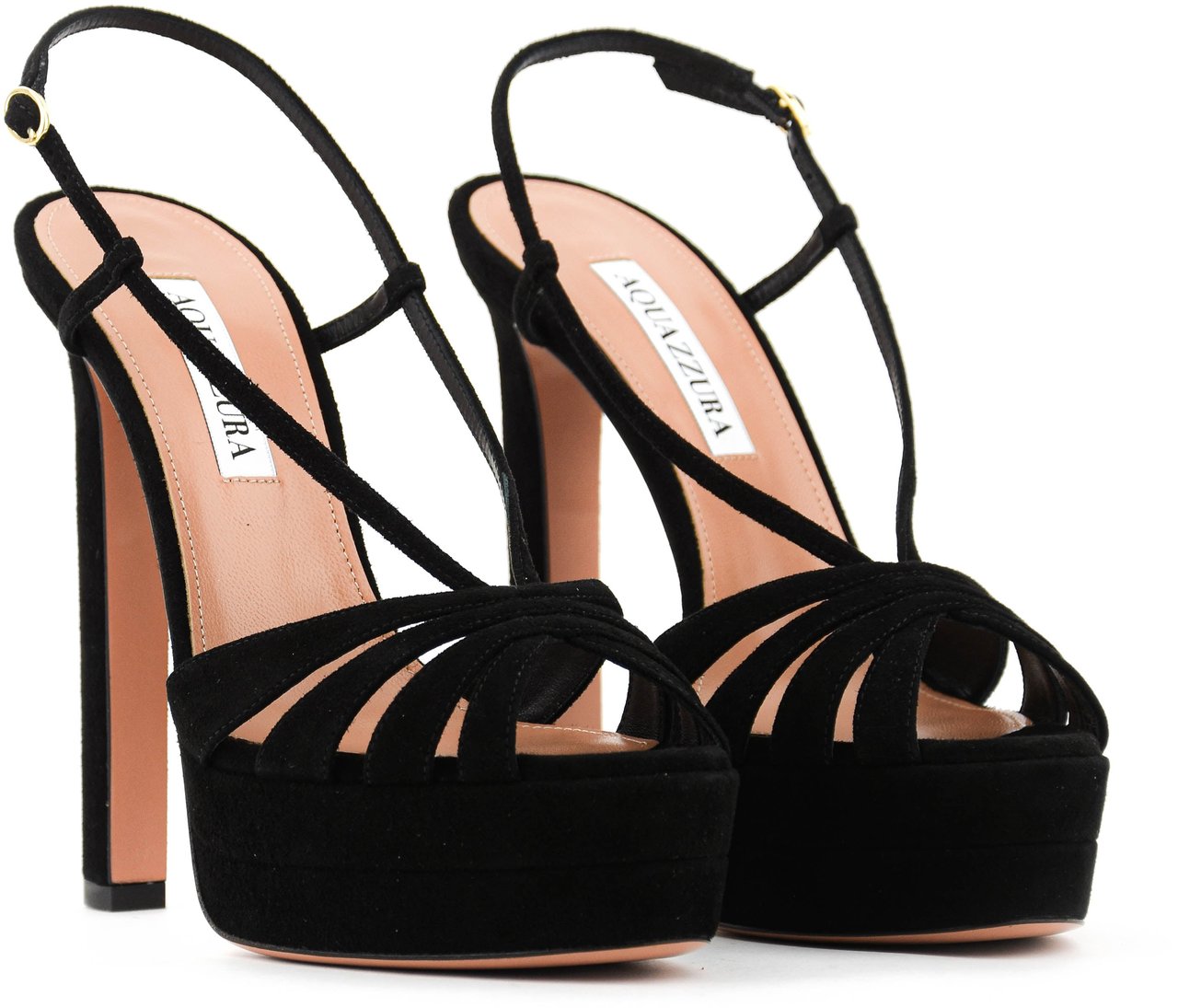 Aquazzura Aimee Sandal Platform 130 Black Zwart