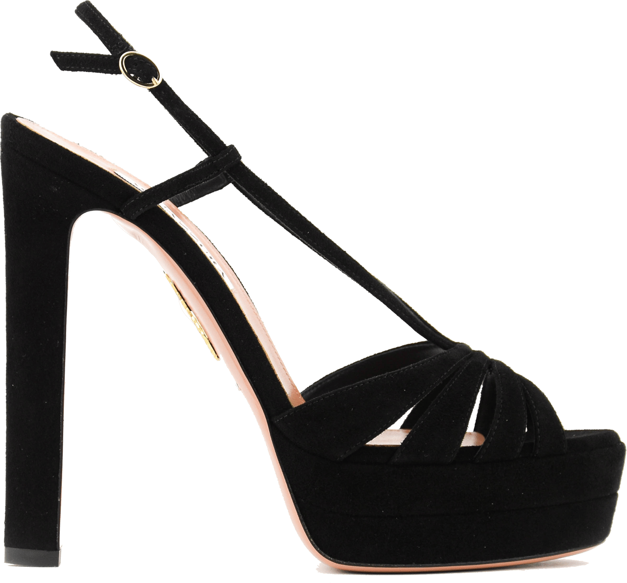 Aquazzura Aimee Sandal Platform 130 Black Zwart