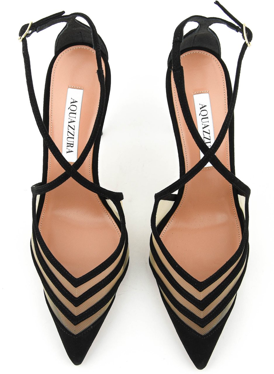 Aquazzura Alana Pump 105 Black Zwart