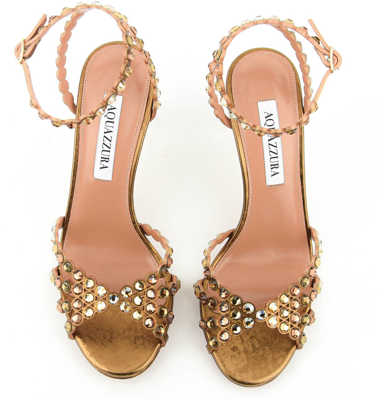 Aquazzura Tequila Sandal 85 Bronze Divers
