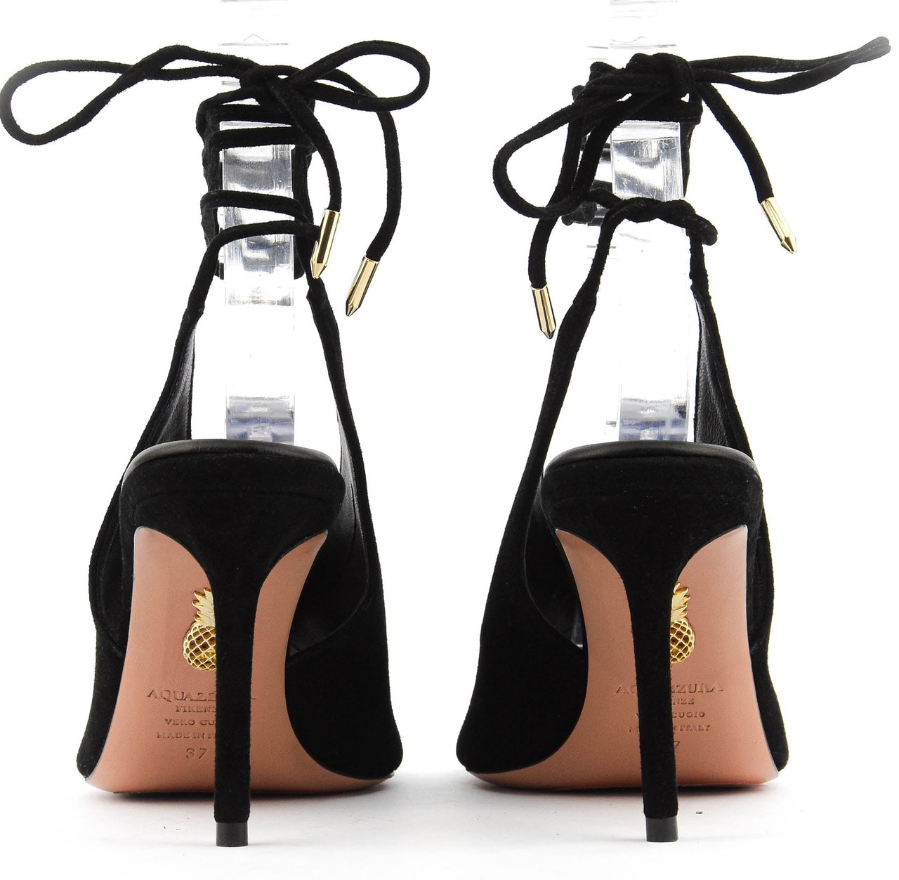 Aquazzura Lais Sandal Black 85 Zwart