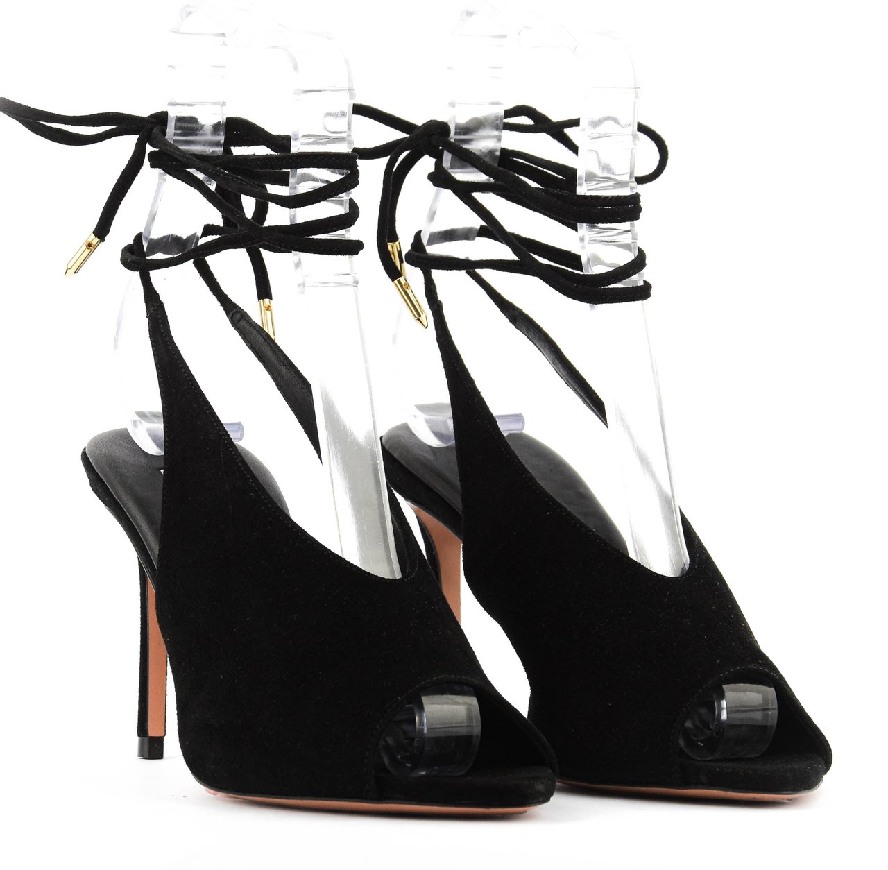 Aquazzura Lais Sandal Black 85 Zwart
