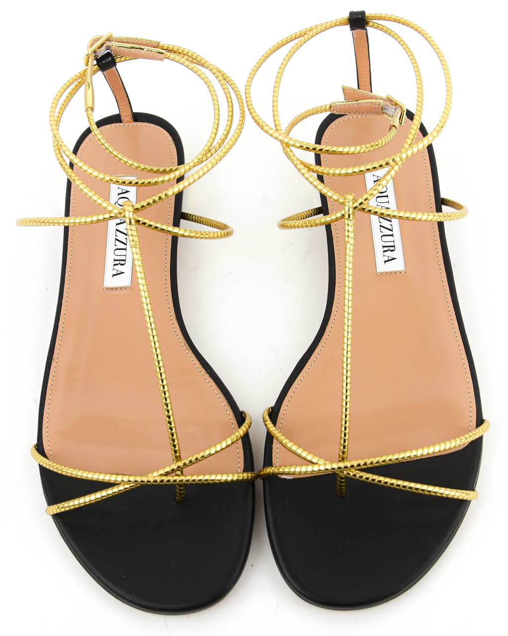 Aquazzura Roman Romance Sandal Gold Goud