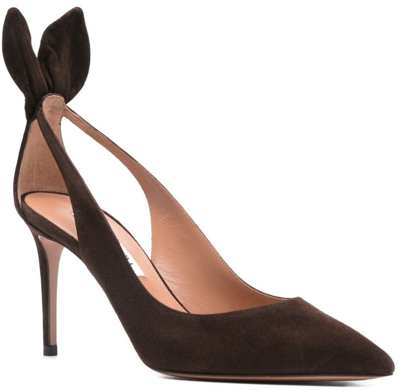 Aquazzura With Heel Brown Bruin