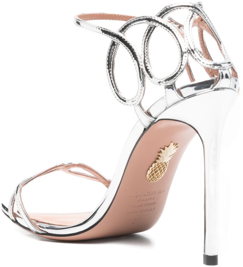 Aquazzura Sandals Silver Zilver