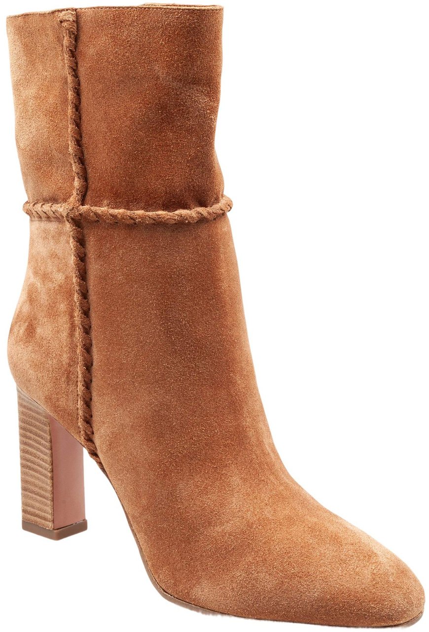 Aquazzura Aquazzura indy 85 suede ankle boot in camel Bruin