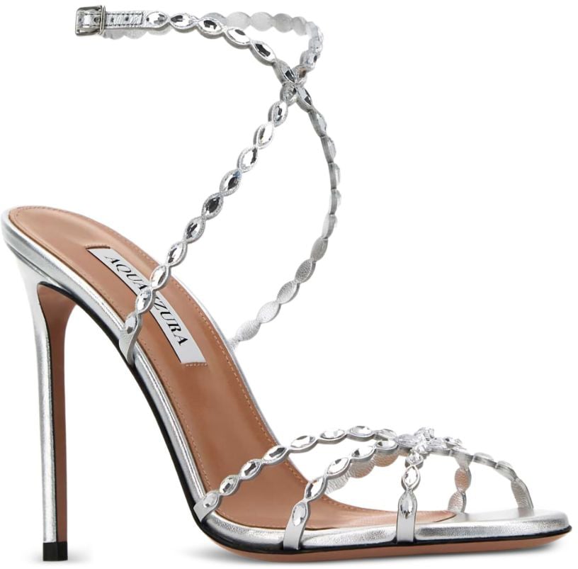 Aquazzura Sandals Silver Zilver