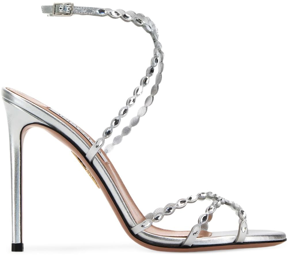 Aquazzura Sandals Silver Zilver