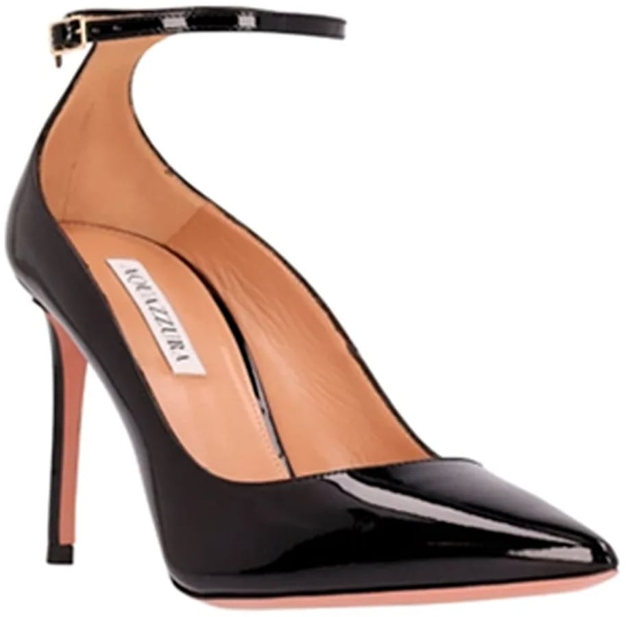 Aquazzura Aquazzura ''love Affair 85 Leather Pumps Zwart