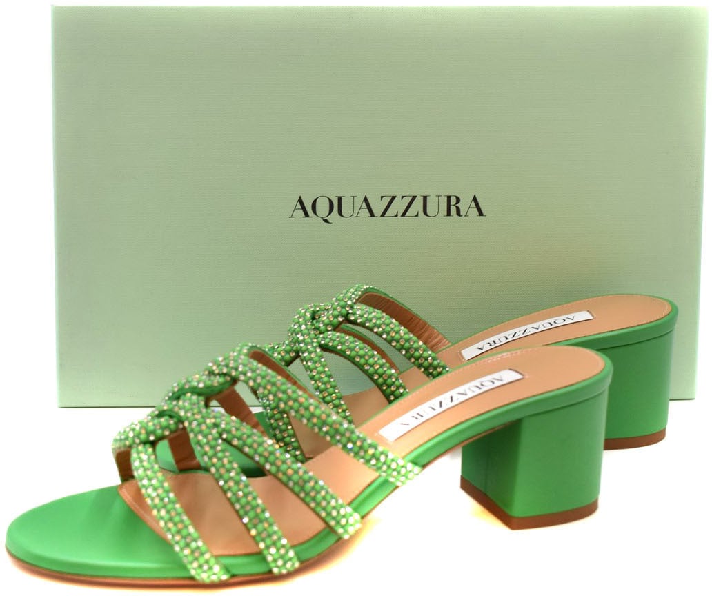 Aquazzura Sandals Green Groen
