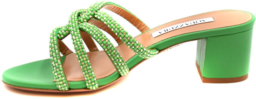 Aquazzura Sandals Green Groen