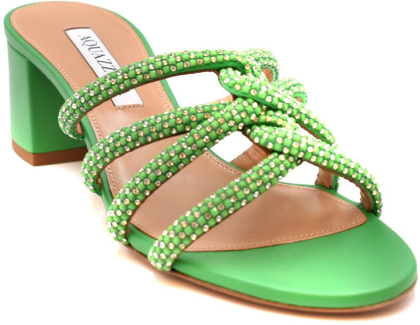 Aquazzura Sandals Green Groen