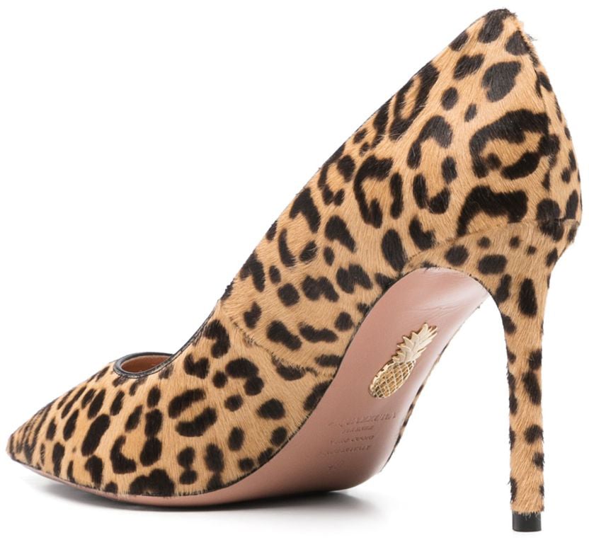 Aquazzura With Heel Leopard Beige