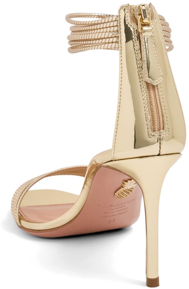 Aquazzura Sandals Sof Gold Goud