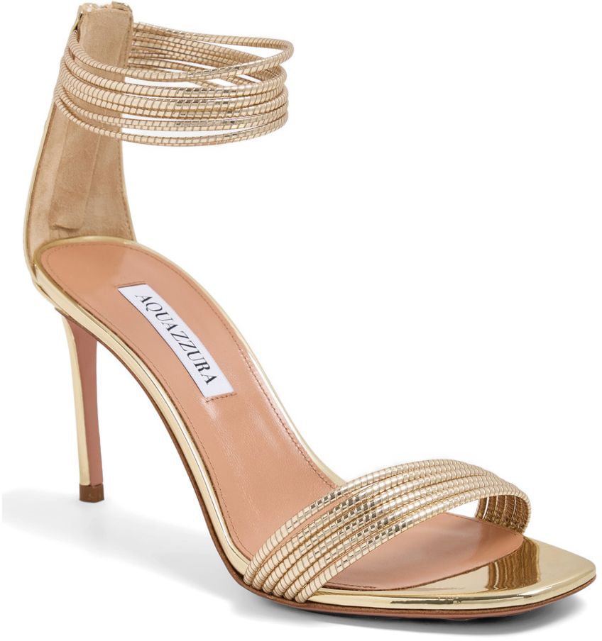 Aquazzura Sandals Sof Gold Goud