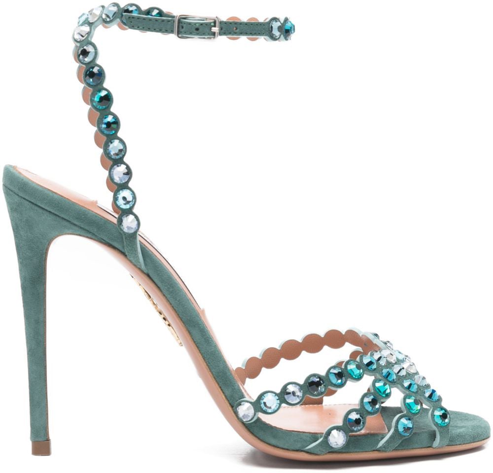 Aquazzura Sandals Light Teal Lichtblauw