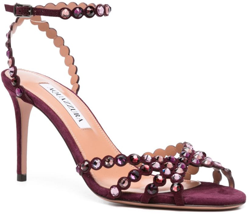 Aquazzura Sandals Blackberry Zwart