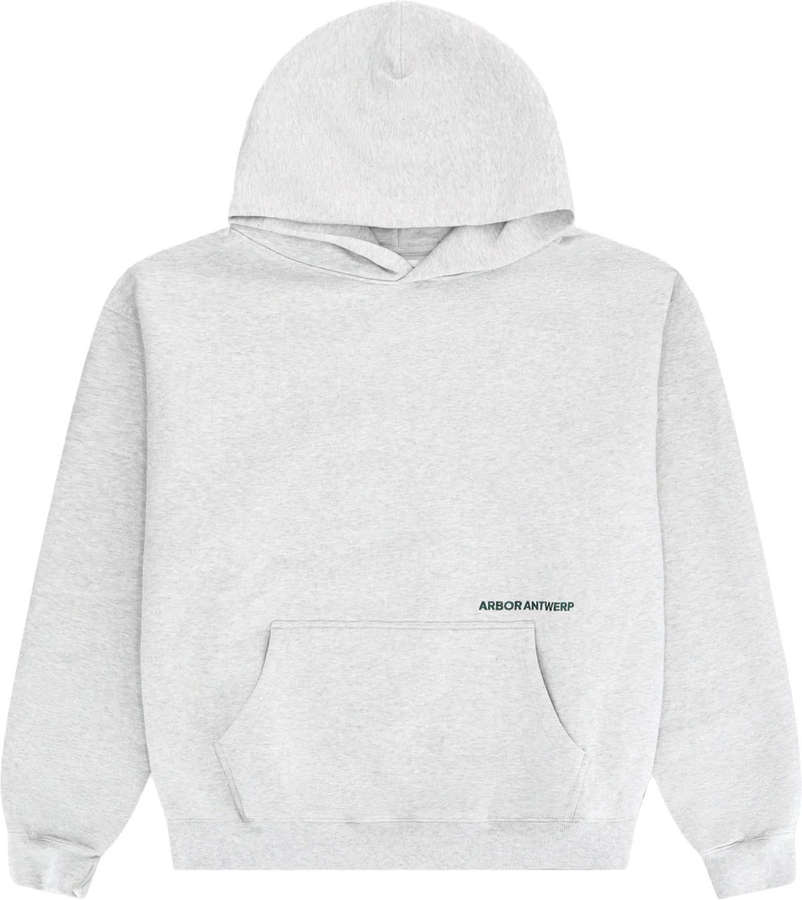 Arbor antwerp - Circle application hoodie grey - Grijs