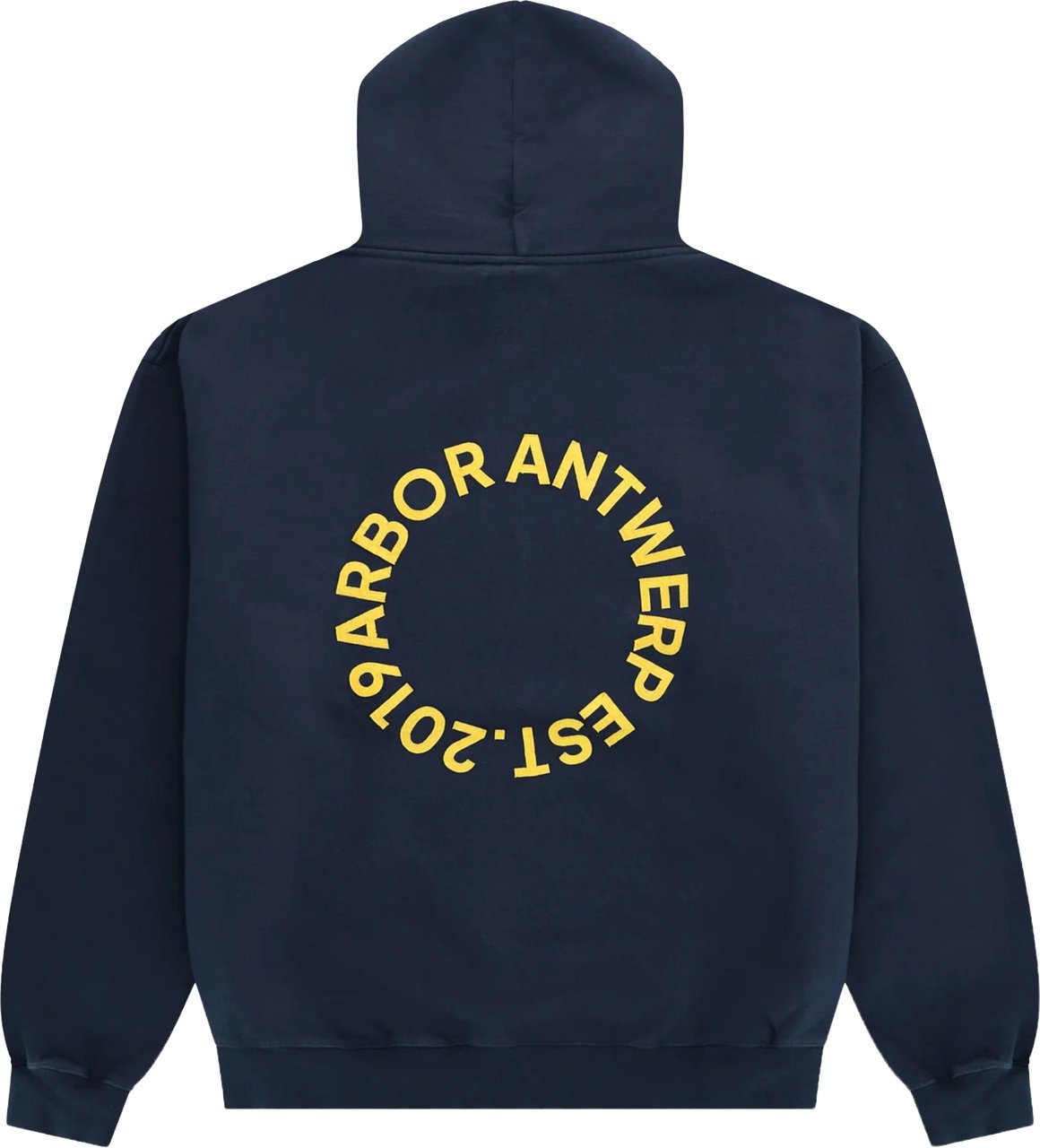 Arbor Antwerp Circle Application Hoodies Blauw Circle Application Hoodie Blauw