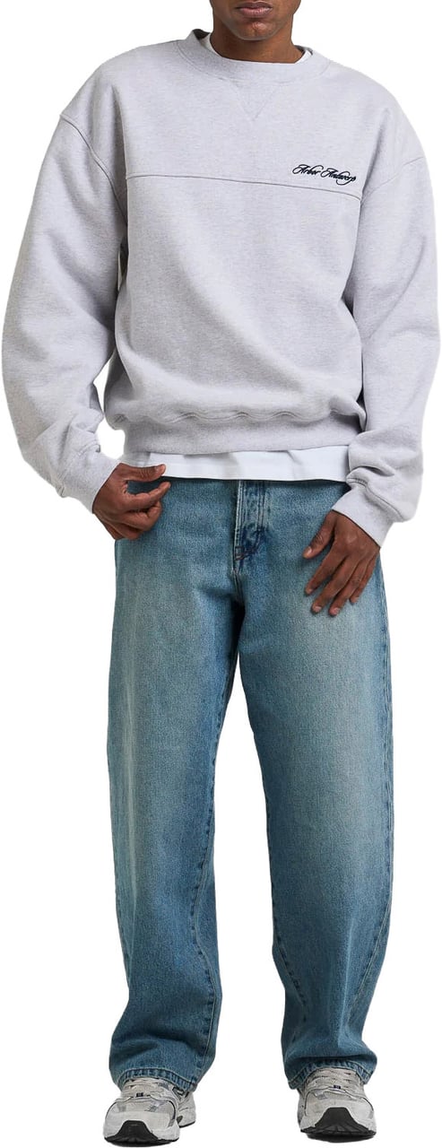 Arbor antwerp - Cursive crewneck melange - Grijs