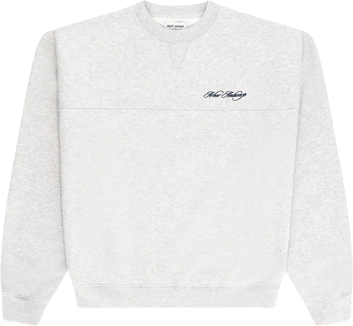 Arbor antwerp - Cursive crewneck melange - Grijs