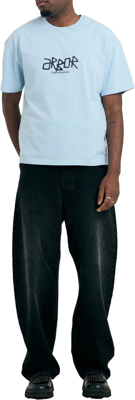 Arbor antwerp - DIA t-shirt - Blue Blauw