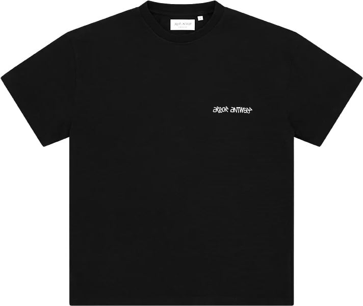 Arbor antwerp - Dotwork t-shirt - Black Zwart