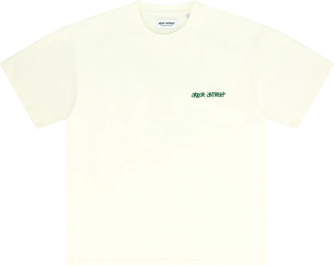 Arbor Antwerp Faded Flower T-shirts Creme Faded Flower T-shirt Beige