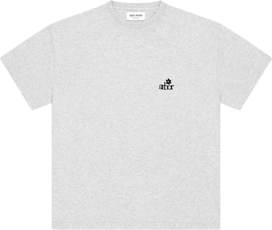 Arbor antwerp - Mini flower t-shirt - Melange Grijs