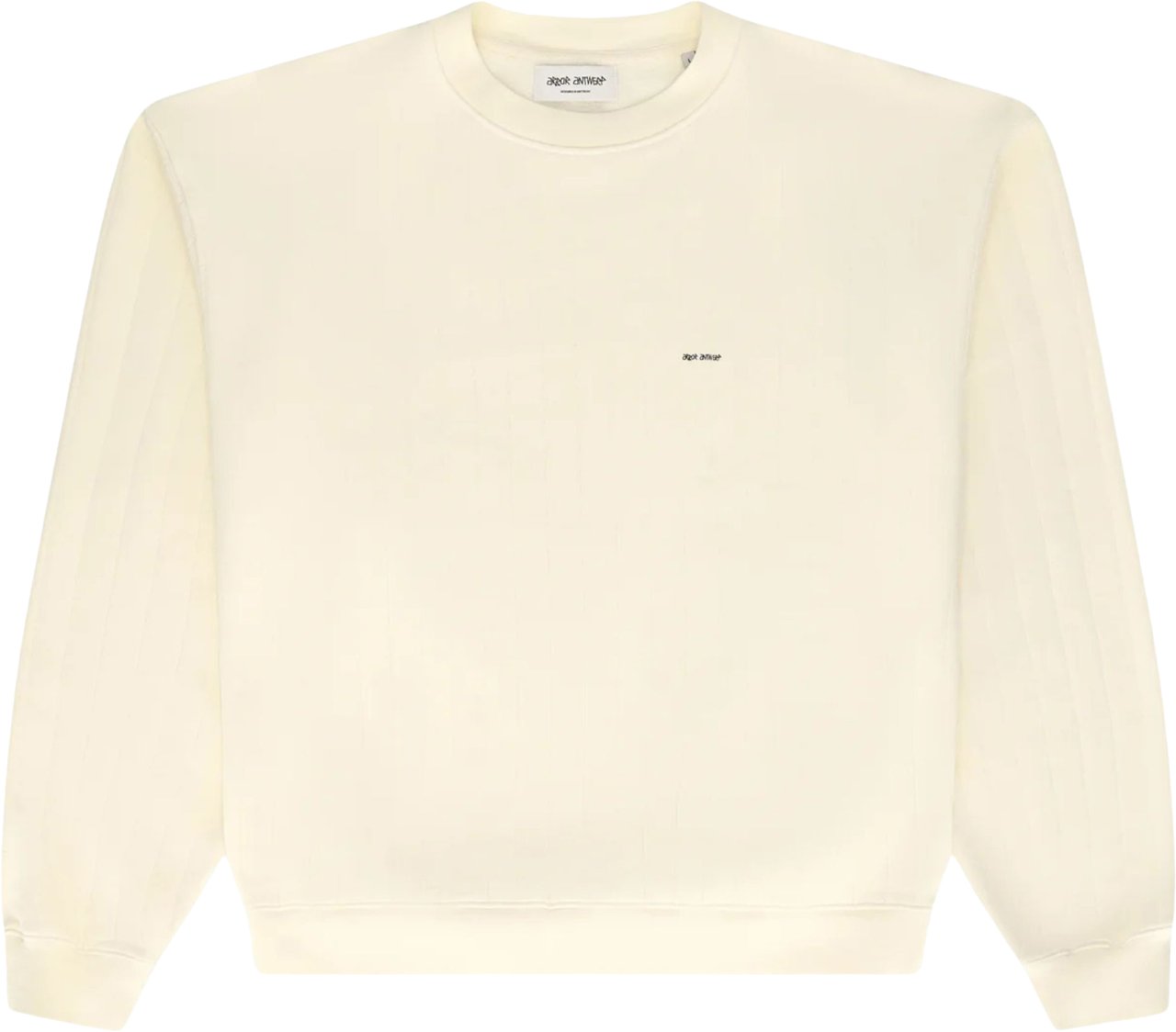 Arbor Antwerp Needle Drop Sweaters Creme Needle Drop Crewneck Beige
