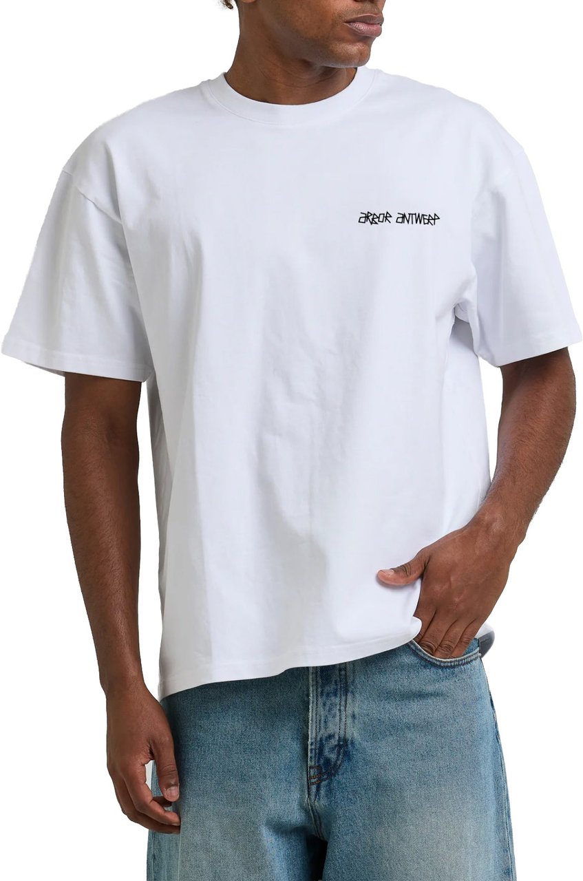 Arbor antwerp - Tulip bloom t-shirt - Wit