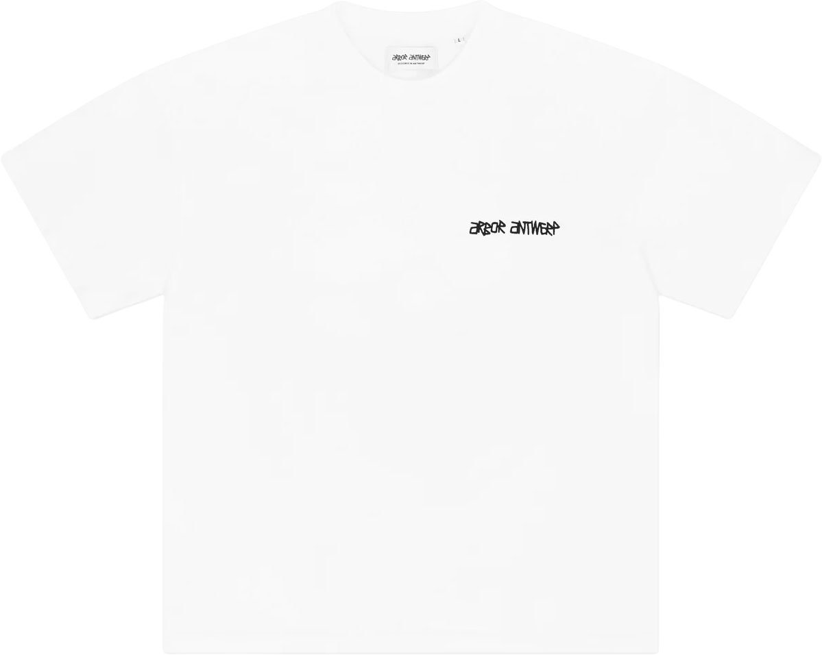 Arbor antwerp - Tulip bloom t-shirt - Wit