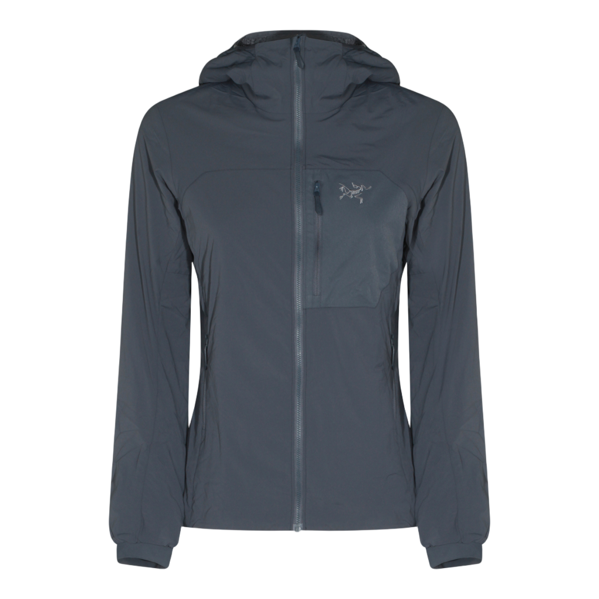 Arc'teryx Fitted Grey Jacket with Hood Grijs