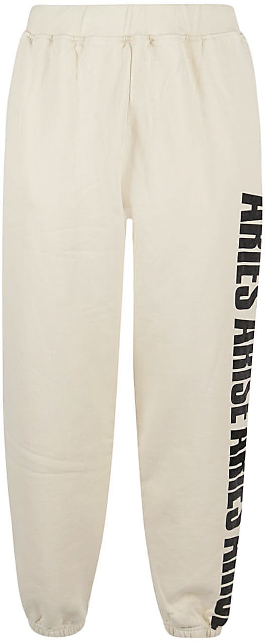 Aries Trousers White Wit