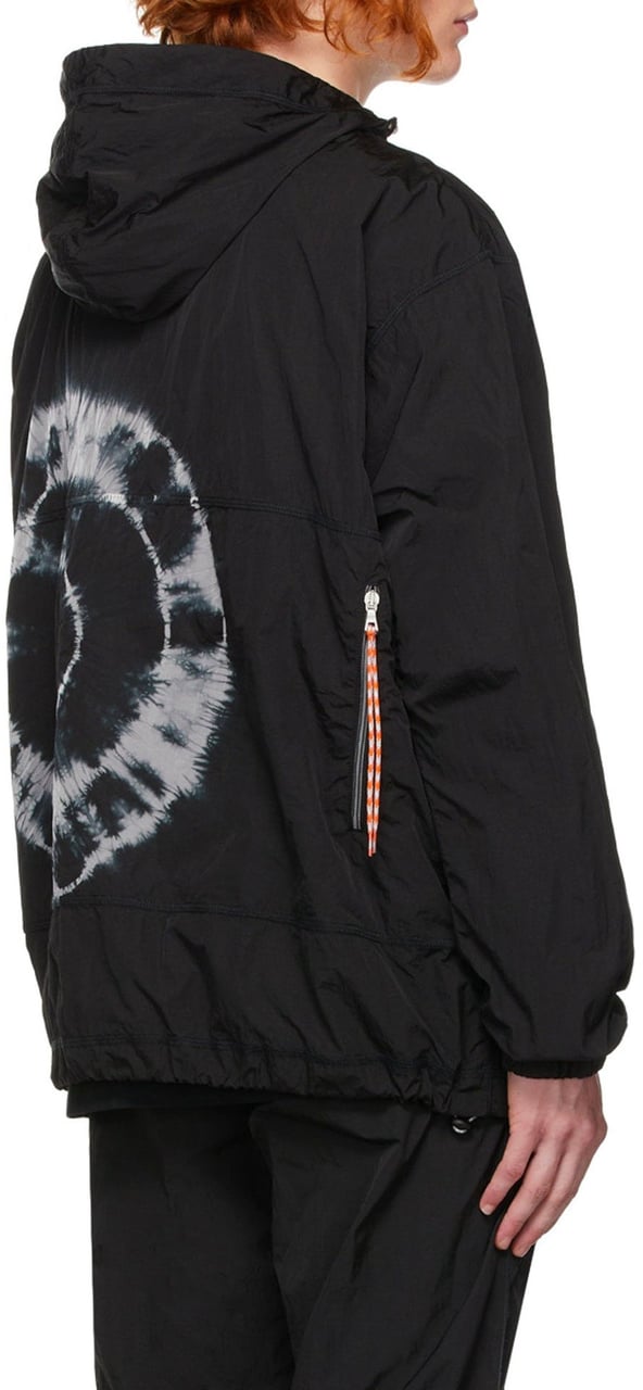 Aries Aries Tie-Dye Windcheater Jacket Zwart