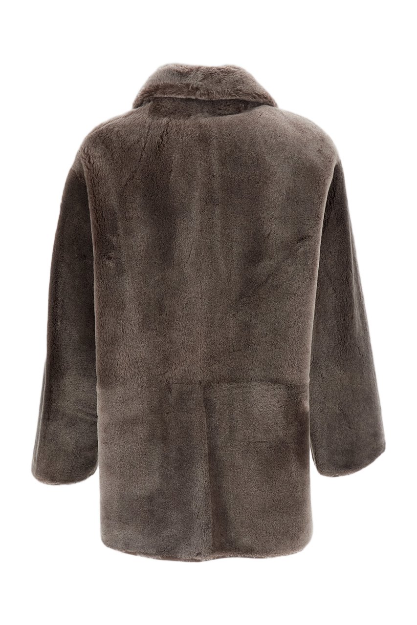ARMA Brown Nicola Shearling Reversible Jacket Bruin