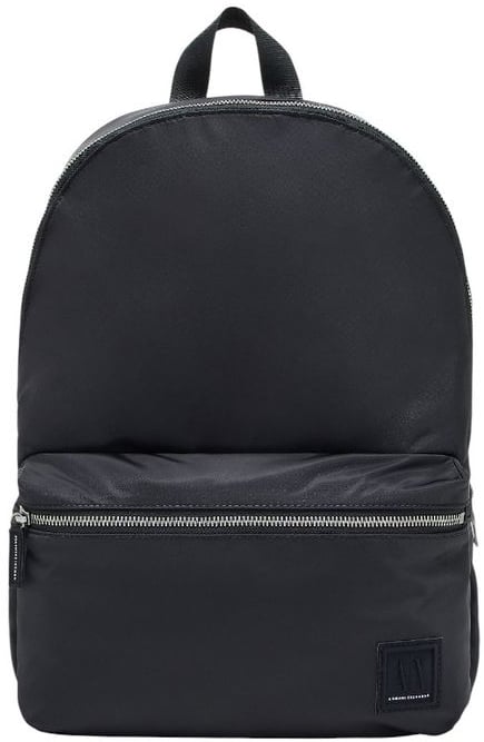 Armani Exchange Black Polyamide Backpack Zwart