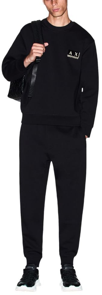 Armani Exchange Bicolor Cotton Joggers (Workout Pants) Divers