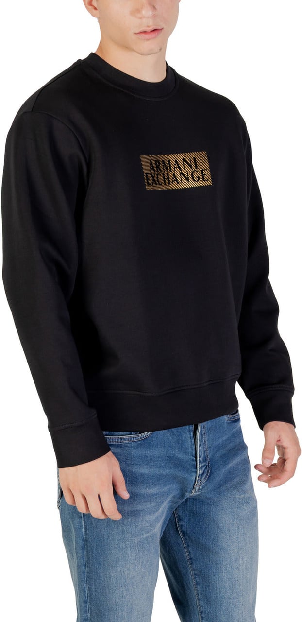 Armani Exchange Bicolor Cotton Sweatshirt Divers