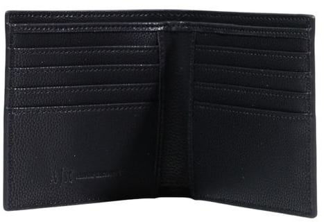 Armani Exchange Black Polyester Wallet Zwart