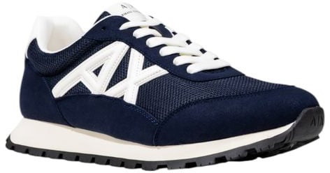 Armani Exchange Bicolor Polyester Athletic Sneakers Divers