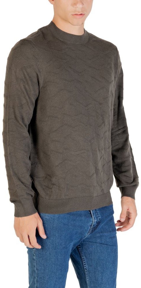 Armani Exchange Green Marabou Sweatshirt Groen