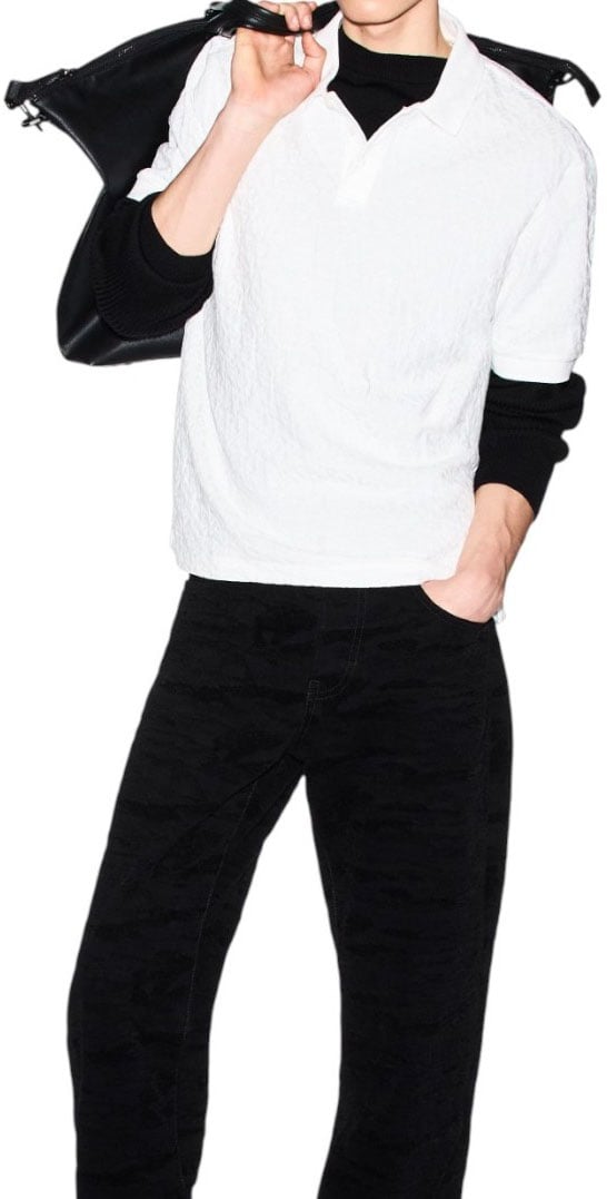 Armani Exchange Heren Polo Wit