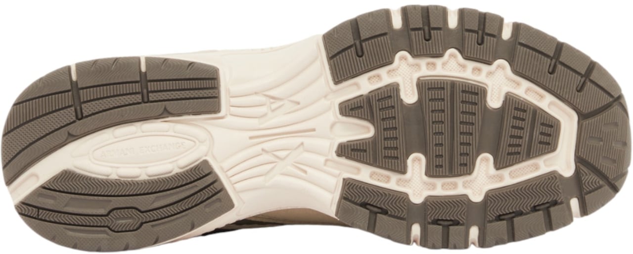 Armani Exchange Heren Sneakers Bruin