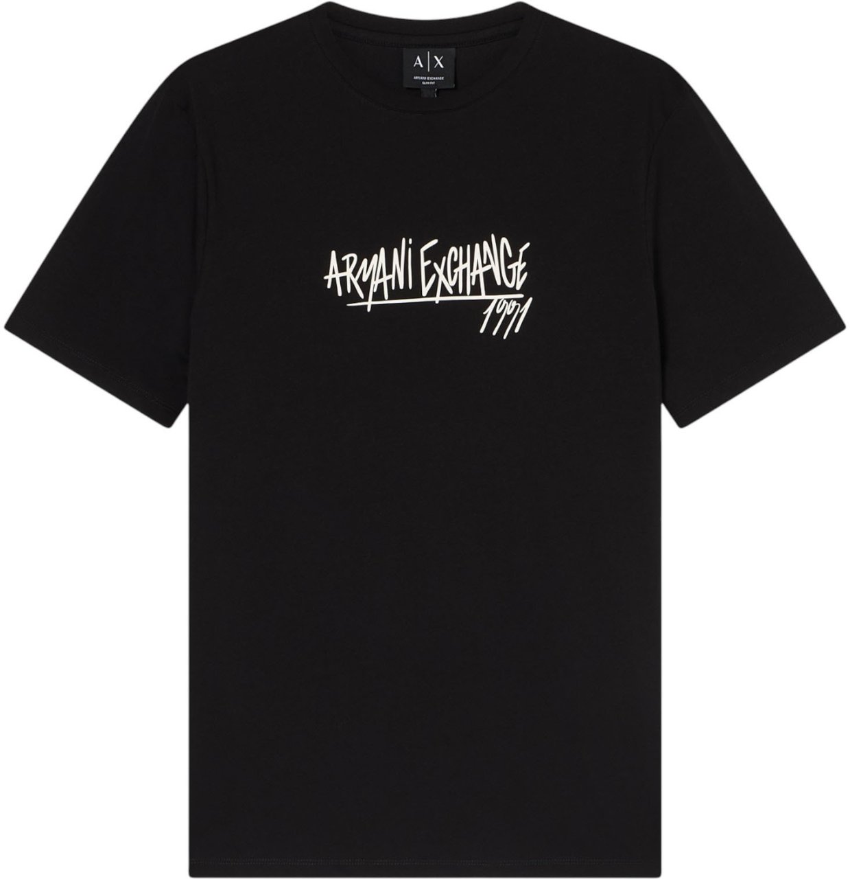Armani Exchange Heren T-shirt Zwart