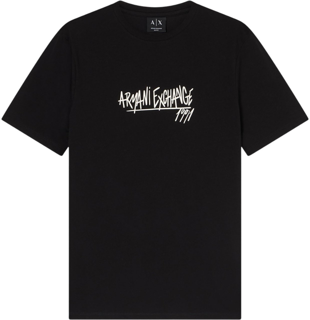 Armani Exchange Heren T-shirt Zwart