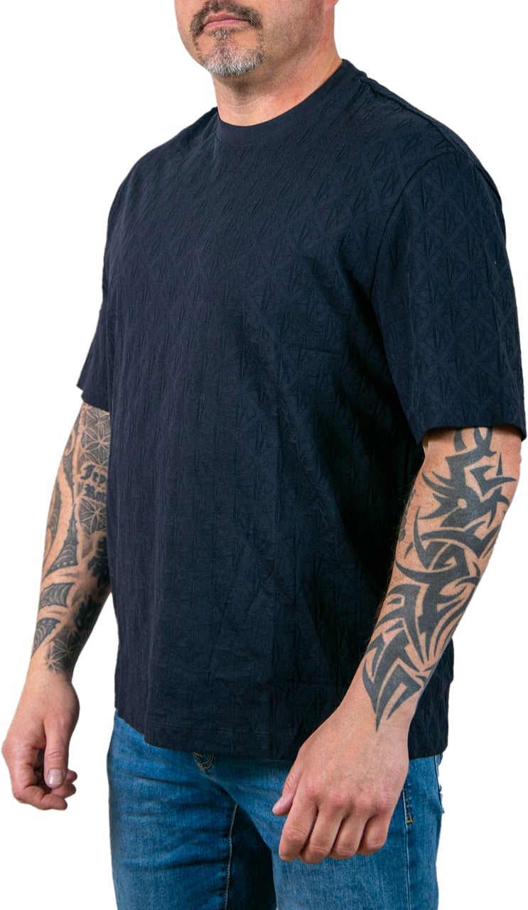 Armani Exchange T-Shirt Blauw